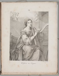 Art of the Lithograph: Saint Cecily (Plate XII)