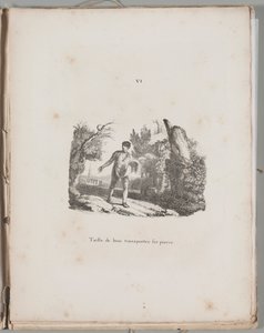 Art of the Lithograph: Transfer of a Wood Engraving (Plate VI)