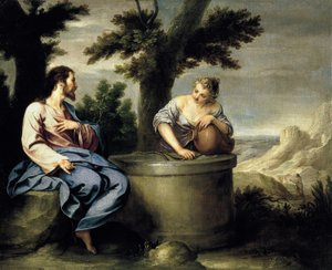 Christ and the Samaritan Woman by Alonso Cano