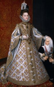 The Infanta Isabel Clara Eugenia with the Dwarf, Magdalena Ruiz