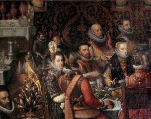 The Banquet of the Monarchs of the House of Austria (detail)
