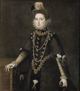 Portrait of Infanta Catherine Michelle of Spain by Alonso Sánchez Coello