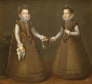 The Infantas Isabel Clara Eugenia and Catalina Micaela by Alonso Sánchez Coello