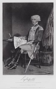 Gilbert-Motier De Lafayette by Alonzo (after) Chappel