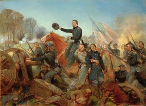 Battle of the Wilderness, Attack at Spotsylvania Court House, Virginia, 1865