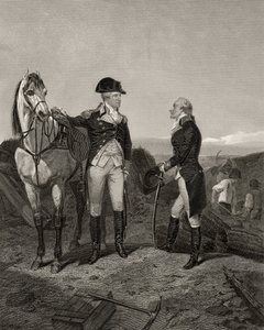 First Meeting of George Washington and Alexander Hamilton, from 