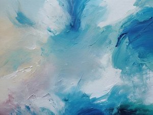 Abstract Blue Serenity