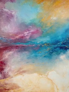 Colorful Dreamscape Reflection