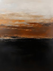 Dramatic Orange Horizon