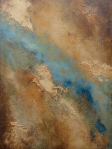 Earthy Blue Flow by Alpenglow Workshop