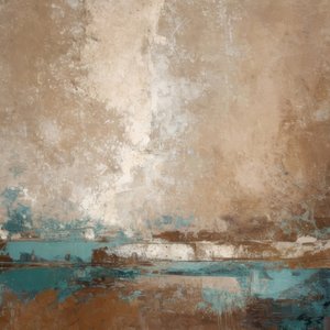 Earthy Teal Horizon by Alpenglow Workshop