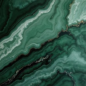 Emerald Malachite Swirl by Alpenglow Workshop