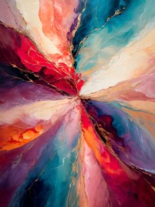 Fluid Golden Burst