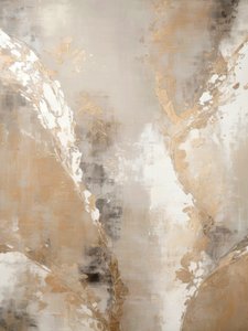 Golden Abstract Flow