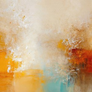 Golden Horizon Abstract