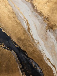 Golden Marble Flow