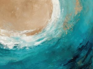 Golden Ocean Wave