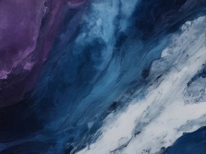 Purple Blue Ocean Flow