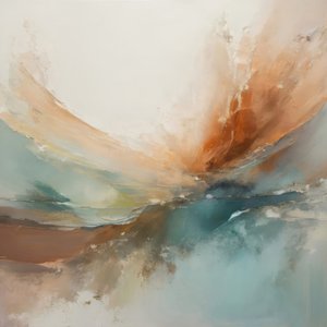 Serene Abstract Landscape