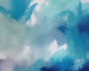 Serene Blue Abstraction