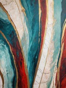 Vibrant Fluid Gold Veins