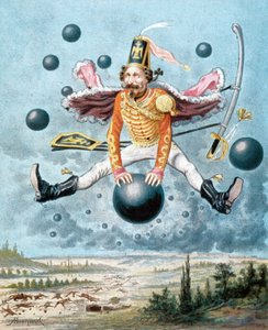 The Surprising Adventures of Baron Munchausen, illustration by Alphonse Adolphe Bichard (1879)