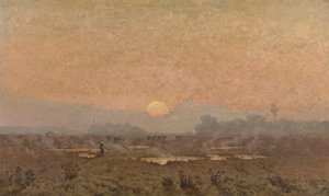 Sunrise in the Kempen by Alphonse Asselbergs