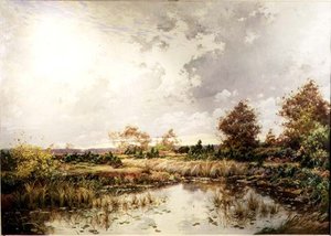 The Lake by Alphonse Henri Mazard