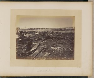 Cartoucherie Rapp. Disaster at Champ de Mars after the Explosion of May 17, 1871 by Alphonse J. Liébert