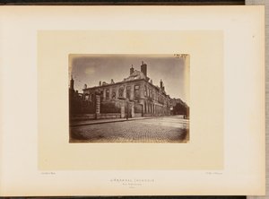 The Arsenal on Fire. Exterior View.
