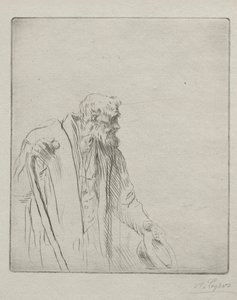 A Beggar by Alphonse Legros