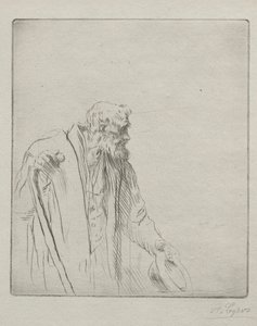 A Beggar by Alphonse Legros