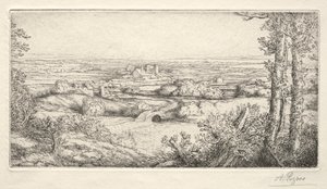 A Valley in Burgundy by Alphonse Legros
