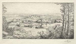 A Valley in Burgundy by Alphonse Legros
