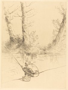 Angler by Alphonse Legros