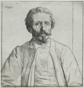 Auguste Delâtre, c. 1877 by Alphonse Legros