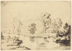 Banks of the Marne by Alphonse Legros