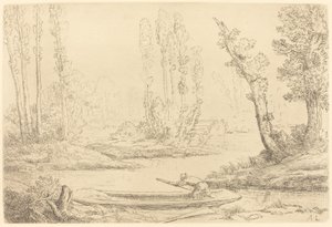 Banks of the Somme near Amiens by Alphonse Legros
