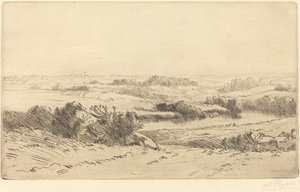 Banks of the Yanne by Alphonse Legros