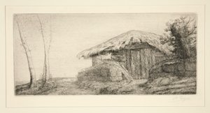Shepherd on the Hillside by Alphonse Legros