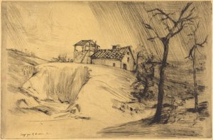 Brick-works by Alphonse Legros