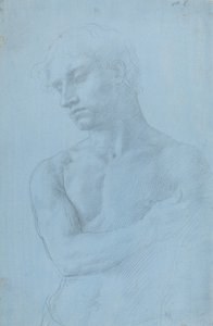 Bust of Nude Man by Alphonse Legros