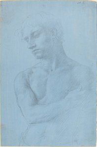 Bust of Nude Man by Alphonse Legros
