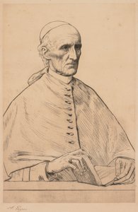 Cardinal Manning by Alphonse Legros
