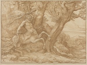 Centaur with Branches by Alphonse Legros