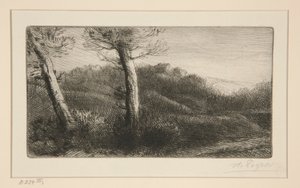 Sunset by Alphonse Legros