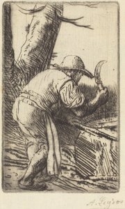Fagot-cutter by Alphonse Legros