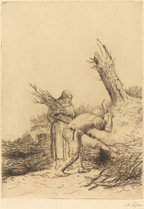 Fagot-makers by Alphonse Legros