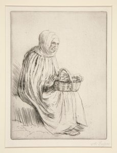 Market Woman by Alphonse Legros