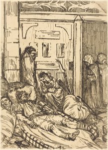 Field Hospital by Alphonse Legros